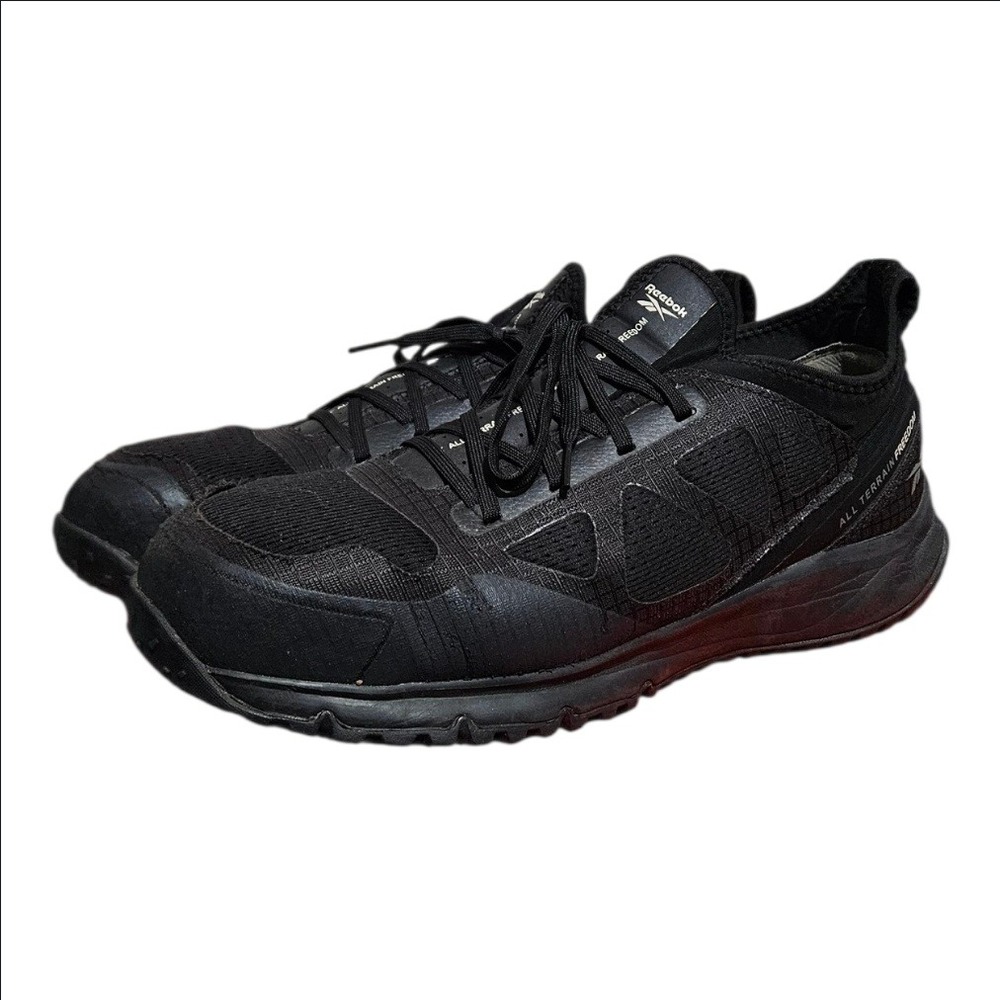 Reebok All Terrain Freedom Work Steel Toe Mens Black Shoes Sneakers BS5526